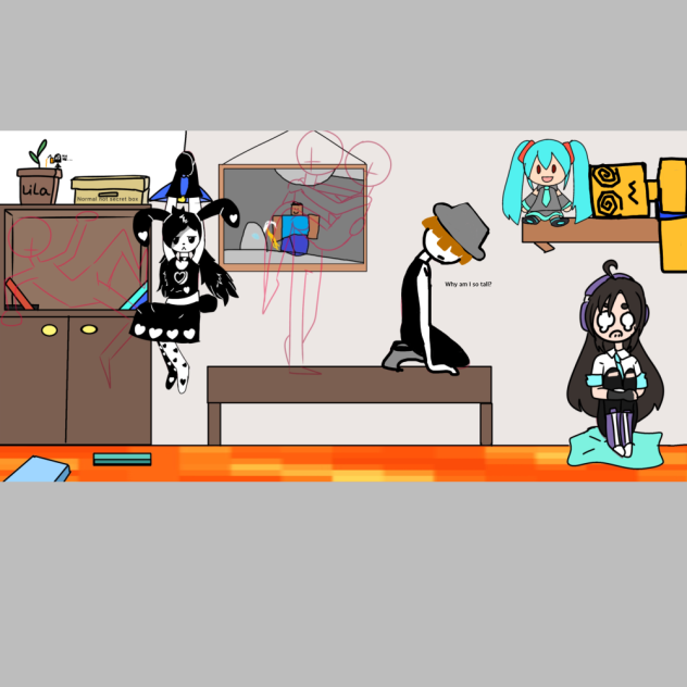 The floor is lava Collab.