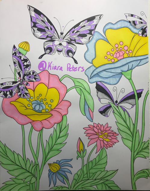 Pride Flowers and Butterflies