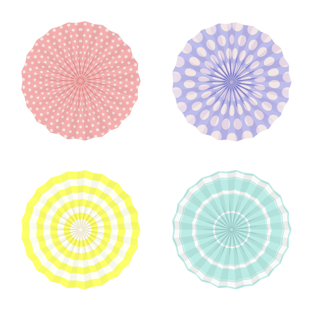 ペーパーファン(柄)