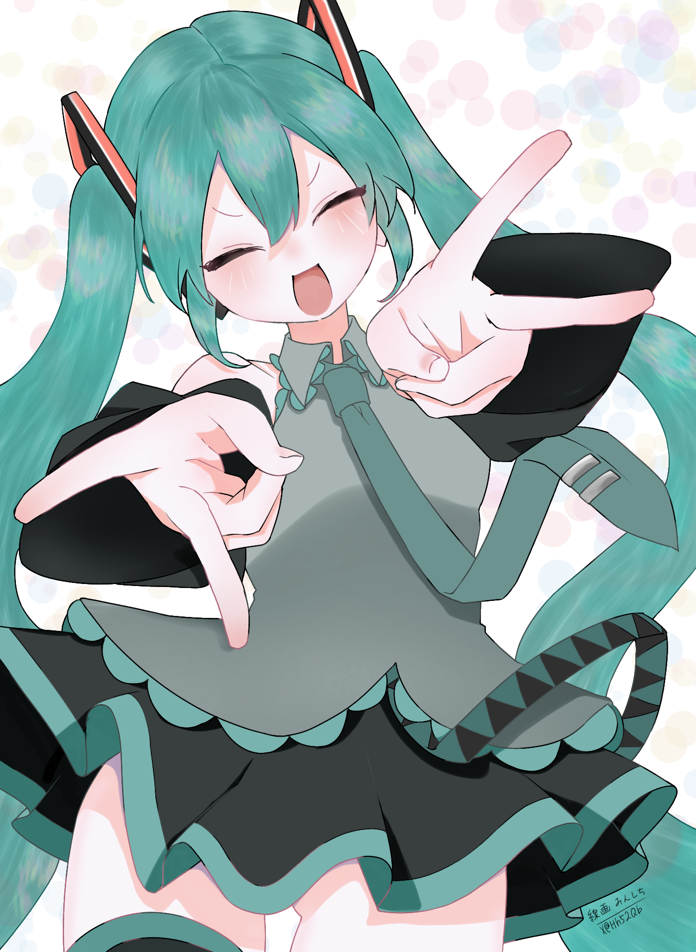 みんしちさんのみくちゃん！ - ibisPaint