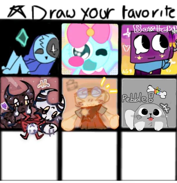 Dandys world collab agaain me did pebble