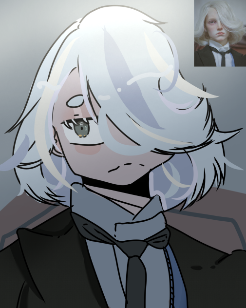 Portrait of a cool person