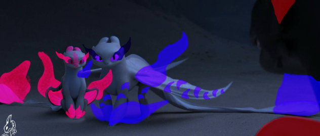 Mom + daughter control fury + night fury