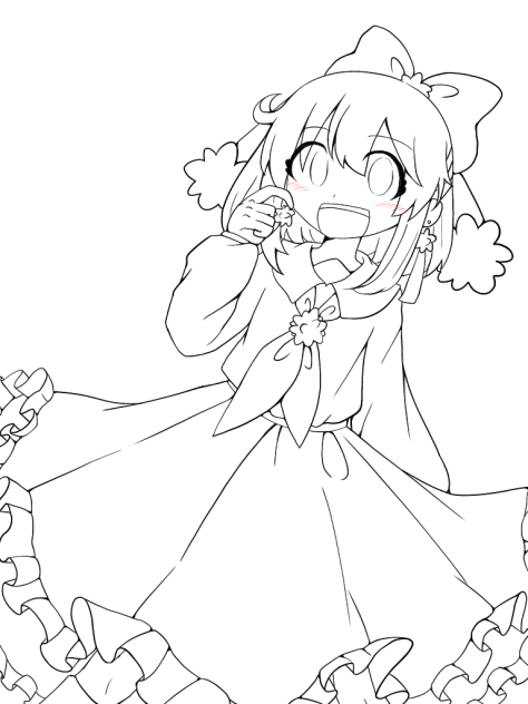 塗り絵大会の絵☆