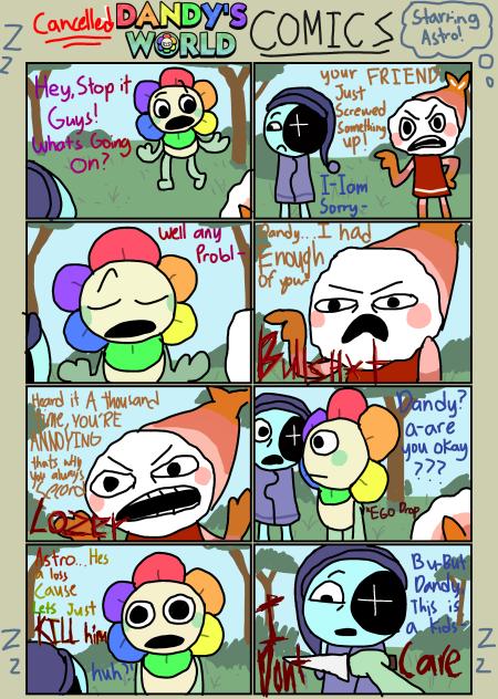 Cancelled Dandy's world comic(not canon)