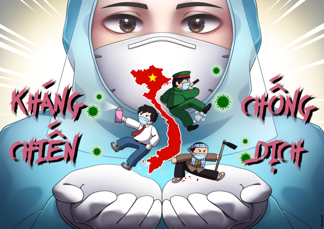 Fighting with Corona-speedpaint