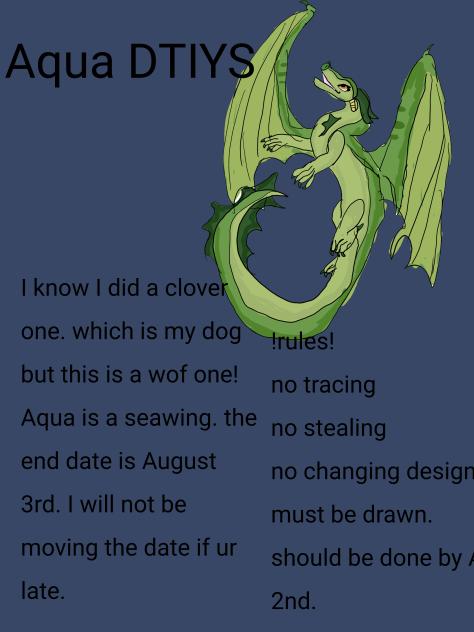 AQUA DTIYS WOF