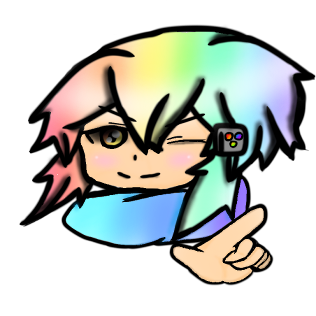rainbow girl