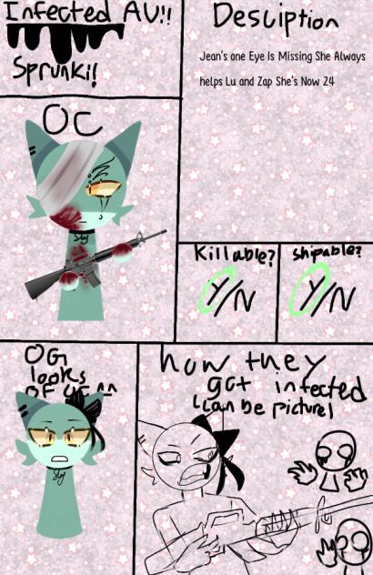 my sprunki oc Infected au