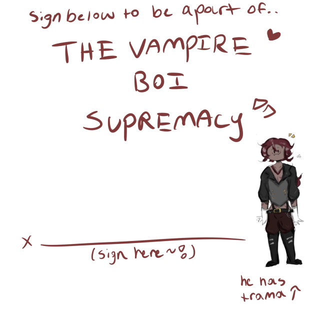 VAMPIRE BOI SUPREMACY!