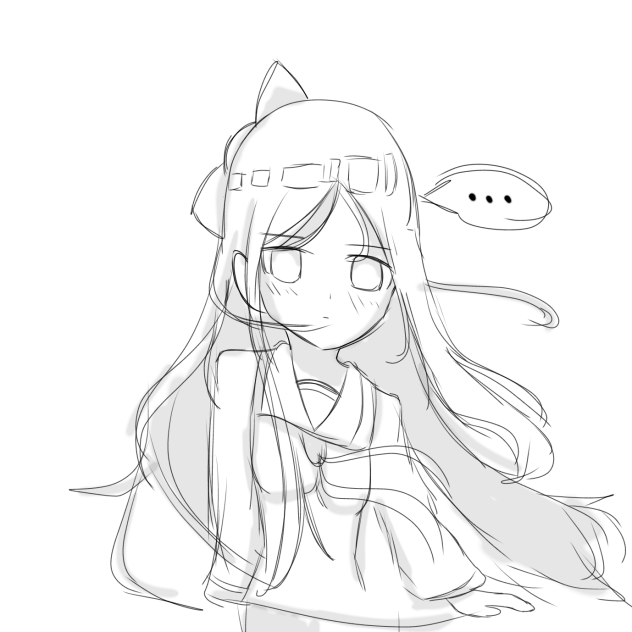 Anime girl in Silence