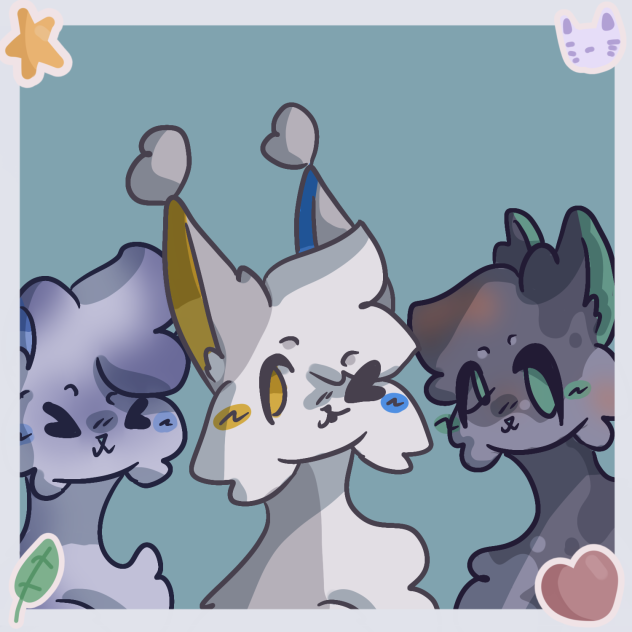 White, Willow, and Brindle