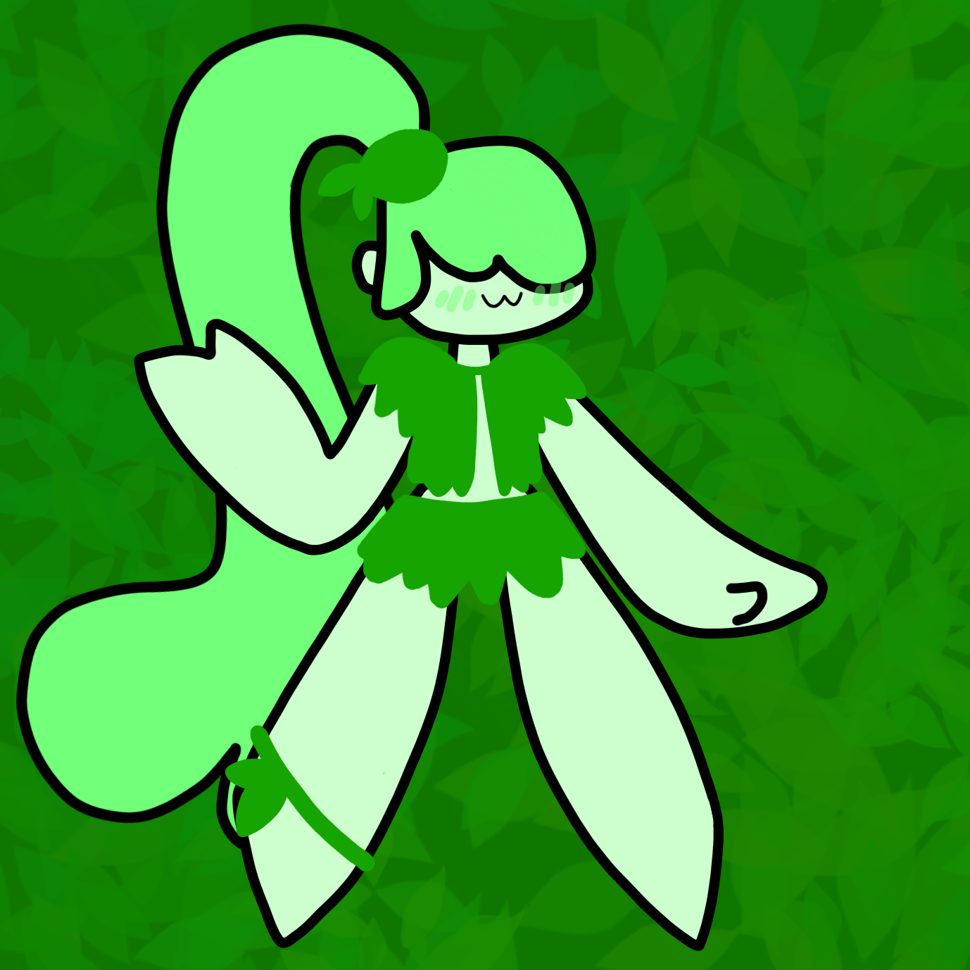Green girl ibisPaint