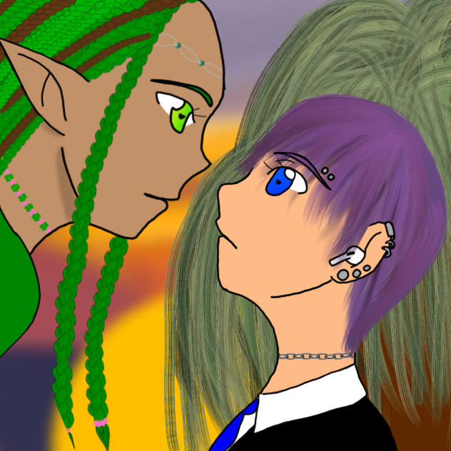 Anime luv #diff worlds meet