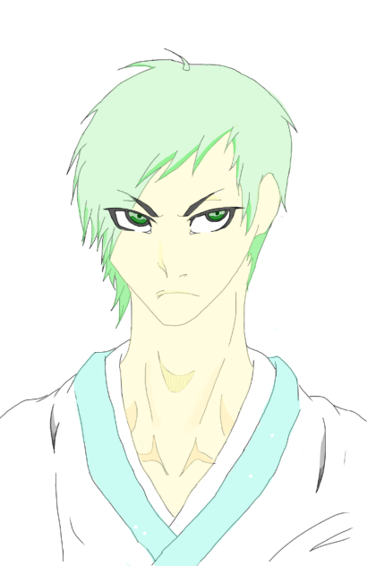 BLEACHのオリキャラに色塗ってみた
