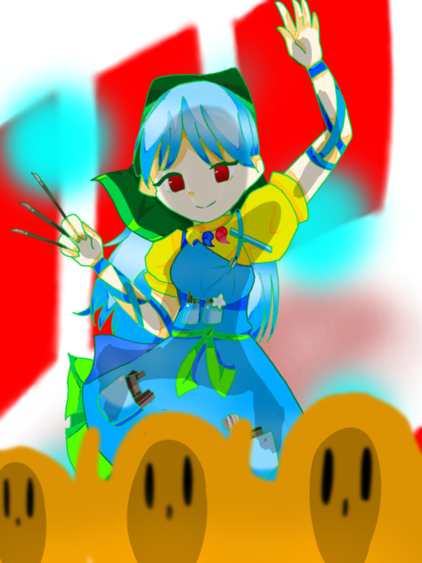 【東方】埴安神 袿姫描いてみた