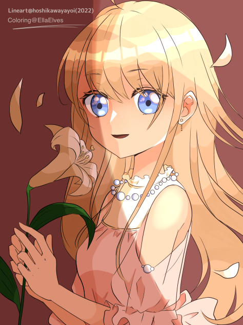 Colored @hoshikawayayoi ‘s coloring page