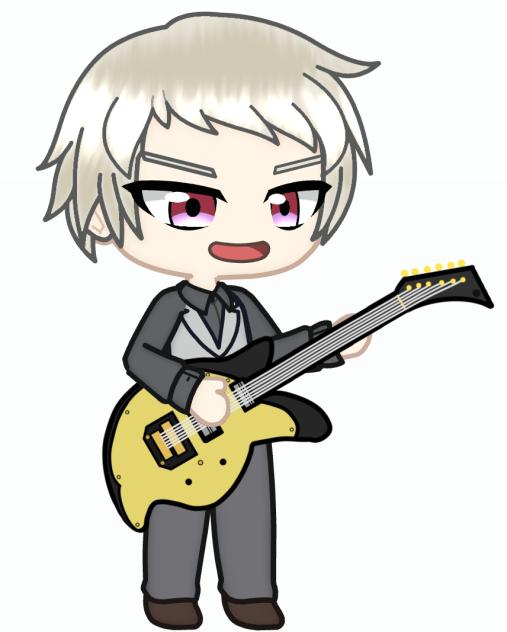 HWS Prussia playing guitar