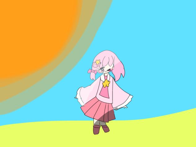 カービィ擬人化を本気で描いてみた  カービィ→(ー-ーzzZ