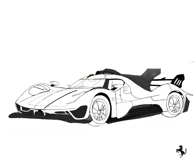 ferrari 499P - ibisPaint
