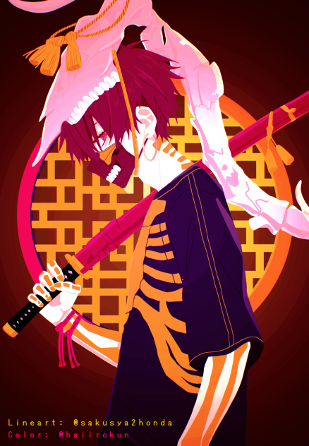 線画お借りしました７