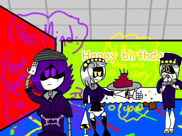 Backrooms level FUN =) (Murder drones)