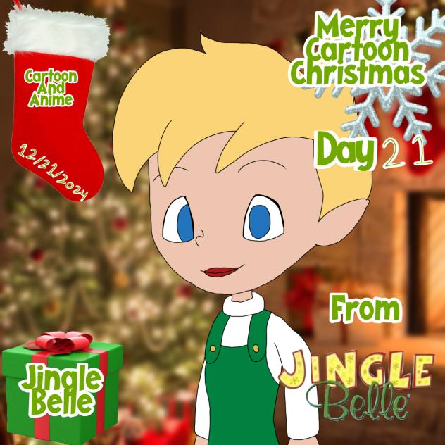 Merry Cartoon Christmas Day 21 J. Belle