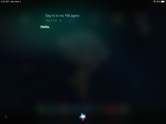 FBI x Siri