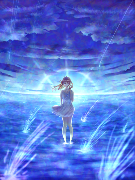 星降る海で