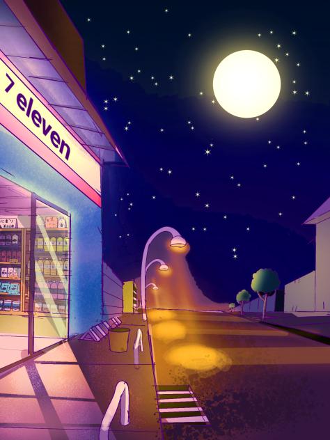 don't know how to paint night scenes 🥺