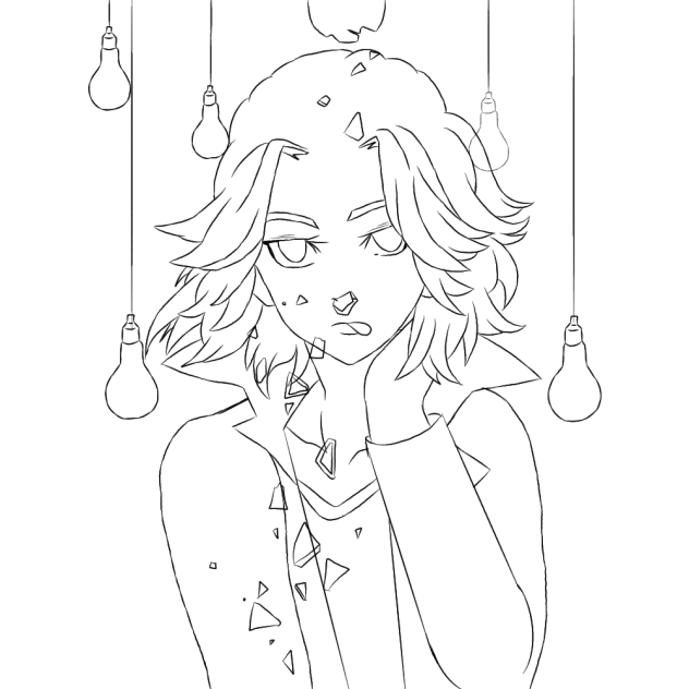 Mickey Lineart. Tokyo revengers