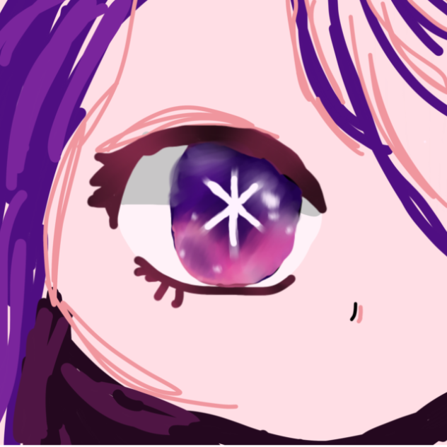 blinking Oshi no ko eye