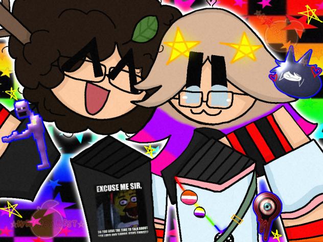 Me & My irl friend! 🎀✨🍴