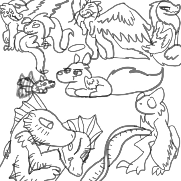 Random doodles 1 - ibisPaint