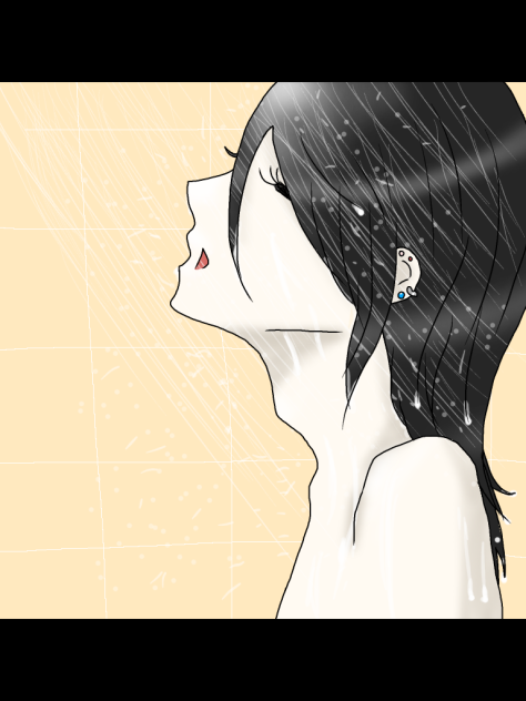 しゃわしゃわシャワー。