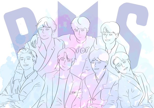 BTS not drawn just a design idea
