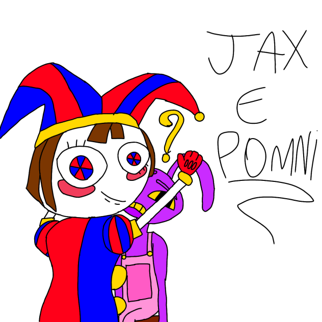 Casal Jax e Pomni🐰🃏