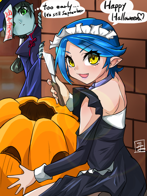 メイドさんの日常（ハロウィン前夜？