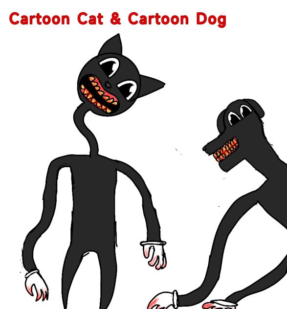 Cartoon Cat & Cartoon Dog