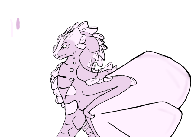 Flower dragon ( this made my hand hurt)