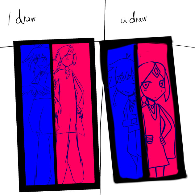 I draw u draw