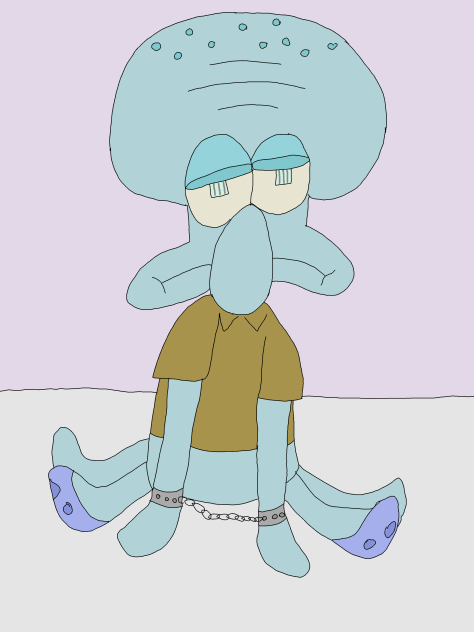 The squid goes to jail...