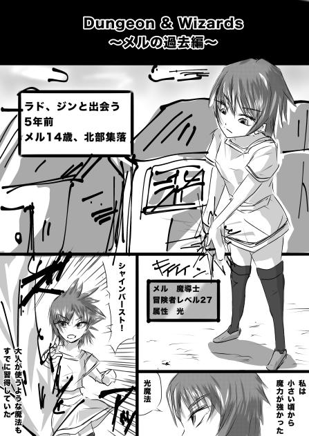 Dungeon & Wizards  メルの過去編1