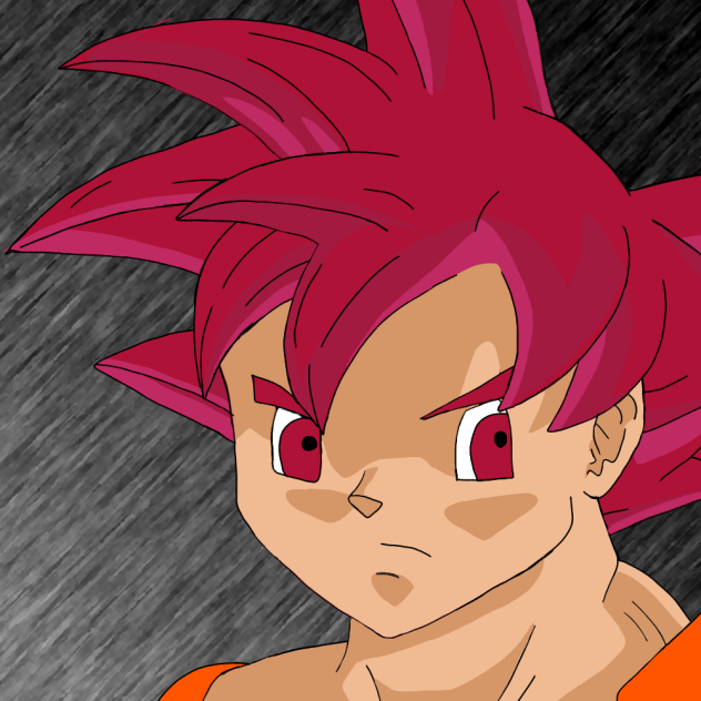 goku God red
