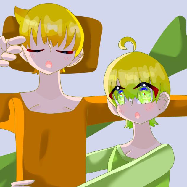 📣🍅💚「なに？」