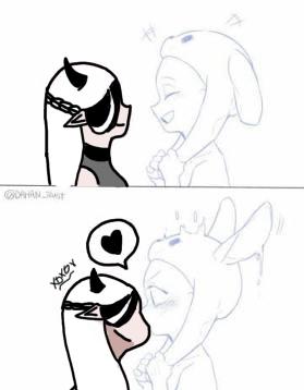 Kiss collab with bunny hat
