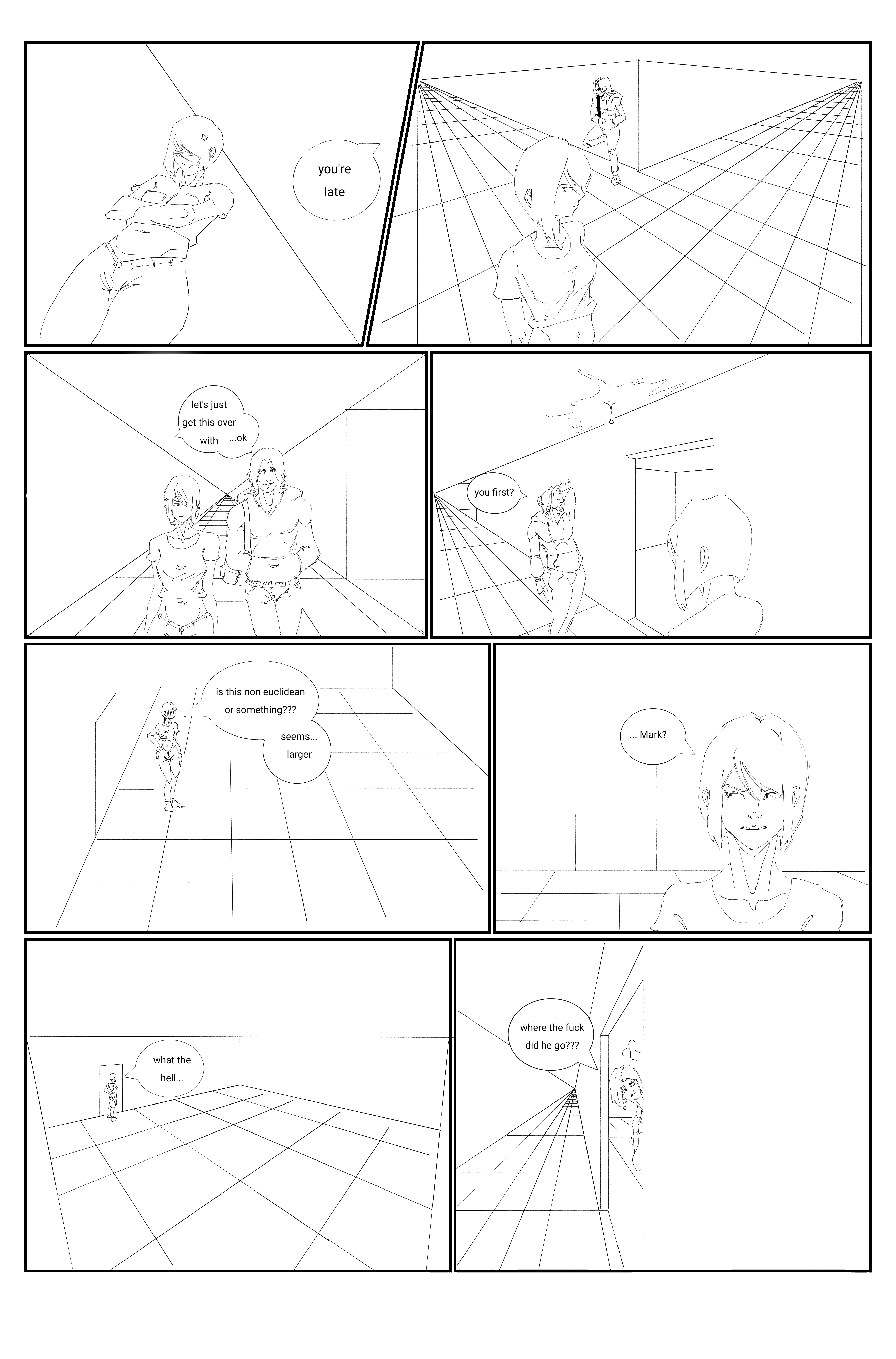 perspective practice (continued) - ibisPaint