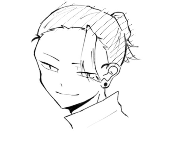 落書き夏油さん好きだったので…