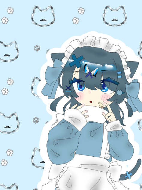 にゃん🐱🩵