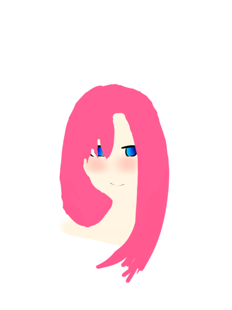 simple girl drawing